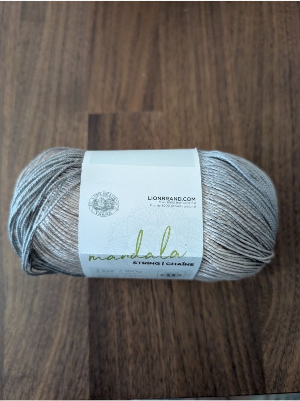 Lot of 5 Skeins Lion Brand Mandala String Super Fine/Fingering Yarn - Ballad